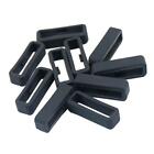 10Pcs Rubber Strap Loops Black Replacement  Keeper Holder Retainer  Fenix 5/5s/5