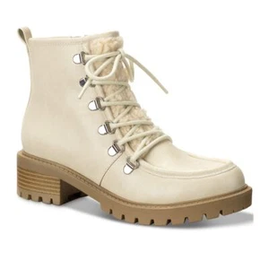 Sun + Stone Quiinn Damen-Winterstiefeletten zum Schnüren beige Größe 8,5 - Bild 1 von 7