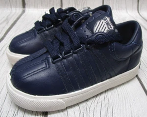 K Swiss Classic Pro Blue Toddler Little Boys Girls Leather Shoes Size 5 New - Picture 1 of 5
