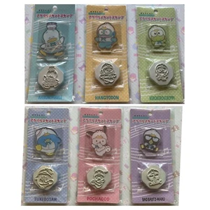 SANRIO Acrylic Stand & Stamps TUXEDOSAM POCHACCO KEROPPI PEKKLE HAPIDANBUI Japan - Bild 1 von 18