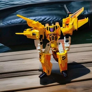 vintage rare Transformers Toys Yellow figure Metal & Plastic As Found - Picture 1 of 6