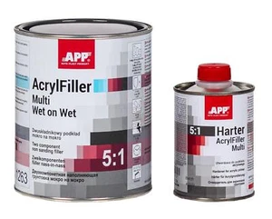 SET APP 020460+020534 AcrylFiller Multi Wet on Wet 5:1 gris incl. dureza normal - Imagen 1 de 4