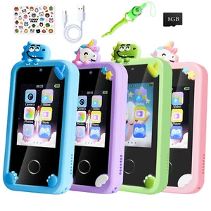 Mini Smart Phone Toys With 2.8" Touchscreen Kids Phone Toys for Boys+8G SD Card - Picture 1 of 29
