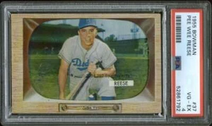 Bowman #37 1955 Pee Wee Reese PSA 4 Dodgers (1792) - Imagen 1 de 2