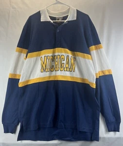 Nutmeg Mills Vintage Navy Blau Langarm Kragen Michigan Hemd Herren Größe XXL - Bild 1 von 13