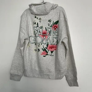 Selena Gomez Full Zip Hoodie Gray Size 1X - Picture 1 of 4