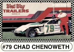 1991 Hot Stuff Drivers #6 Chad Chenoweth Huron South Dakota SD - NM Racing Card - Picture 1 of 2