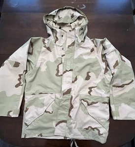 US Army Military Jacke Erwachsene Herren Large Desert Camo Parka Cold Weather Coat - Bild 1 von 12