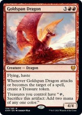 ***4x Goldspan Dragon*** MTG Kaldheim KHM MINT Kid Icarus