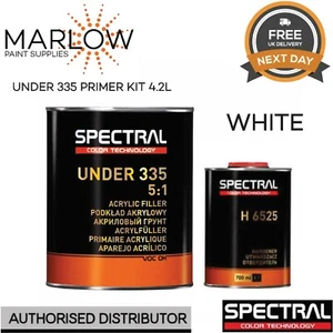 NOVOL SPECTRAL UNDER 335 5:1 ACRYLIC FILLER PRIMER + H6525 KIT 4.2L P1 WHITE - Picture 1 of 4