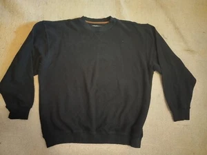 Suéter suéter negro cuello redondo manga larga Cooper Jones - para hombre 2XB - Imagen 1 de 12