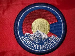 Breckenridge Stazione Sciistica Panno Ricamato Ferro su Breckenridge Colorado ⛷ - Foto 1 di 2