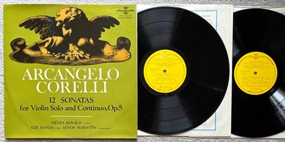 Corelli - 12 Sonatas, Op.5 - Kovacs - Hungaroton 2x stereo / mono LPX 11514-15 - Image 1 of 4