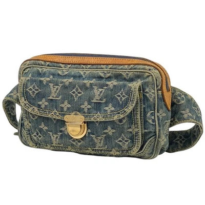 Louis Vuitton Riñonera Bolso Cintura Body Bag Monograma Denim Azul M95347 Mujer Foto 1 de 4