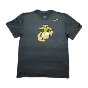 The NIKE Tee L DRI-FIT USMC Eagle, Globe, and Anchor Emblem SEMPER FIDELIS Black - Bild 1 von 2