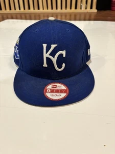 MLB Kansas City Royals New Era 9fifty Snapback Adjustable Hat Cap Blue OSFA - Picture 1 of 6