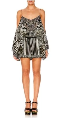 Mono Camilla Franks Tribal Theory Hombro Caído Talla 1 10 Pequeño $4 EXPRESS Foto 1 de 4