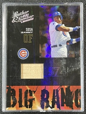 SAMMY SOSA 2005 DONRUSS LEATHER & LUMBER #BB-24 BIG BANG GU BAT 134/250 CUBS - Image 1 of 2