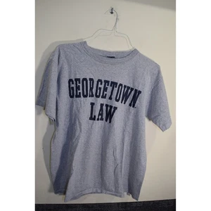 Georgetown Law T Shirt Gray College University School Graphic Tee - Picture 1 of 18