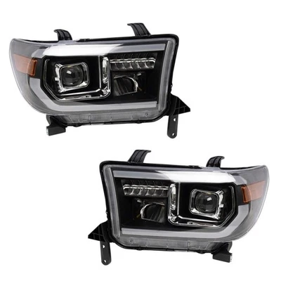 Fit for 2008-2017 Toyota Sequoia 2007-2013 TundraHeadlight Assembly Set Foto 1 de 4