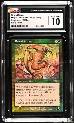 BROOD SLIVER Legions Foil Rare CGC 10 Gem Mint MTG [Nostalgium] - Image 1 of 2