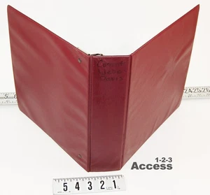 2 PK Cardinal Heavy Duty 3 Rings Binder 2'' Vintage Burgundy - Picture 1 of 11