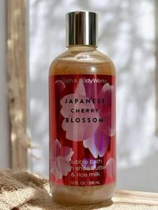Bath & Body Works JAPANESE CHERRY BLOSSOM Bubble Bath 10 oz New - Picture 1 of 1