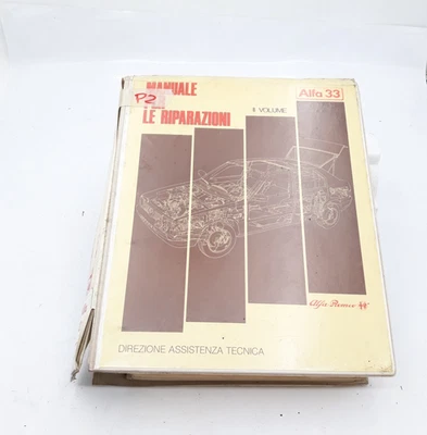 Manuale officina Alfa Romeo Alfa 33 tutte e 4X4 istruzioni per riparazioni vol 2 - Immagine 1 di 4