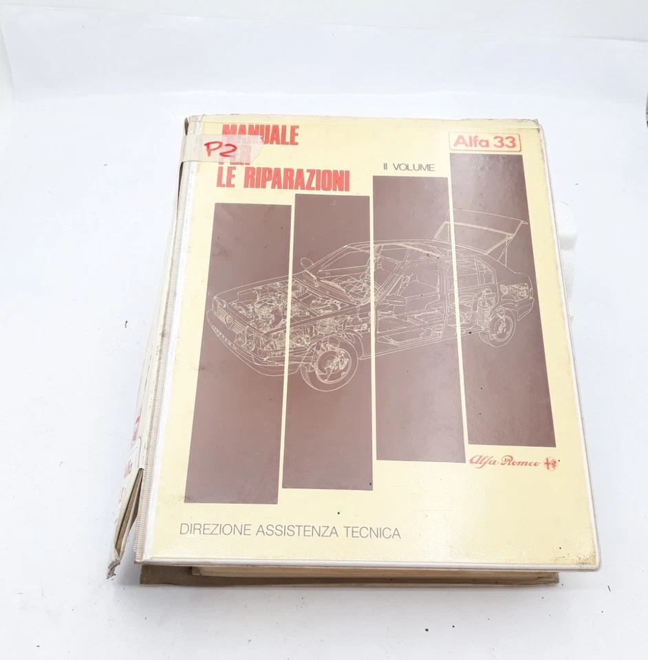 Manuale officina Alfa Romeo Alfa 33 tutte e 4X4 istruzioni per riparazioni vol 2 - Immagine 1 di 4