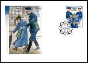 FDC - 100th Anniversary of the State Police - 2019. - Picture 1 of 1