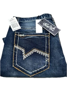 True Luck Classic Stretch Straight Jeans HERREN Größe 36x32 - Bild 1 von 4