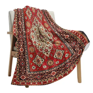 Bohemia Überwürfe Decken Schlafsofa Plüsch Warm Sofaüberwurf Decke Urlaub Geschenke - Bild 1 von 40