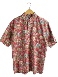 Reyn Spooner Aloha Shirt L Cotton RED All-over Pattern - Picture 1 of 4