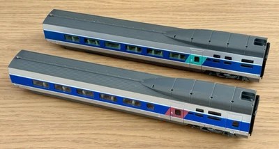 JOUEF TGV ATLANTIQUE version modéliste voitures 1° et  2° Classe aménagées - HO - Photo 1/4