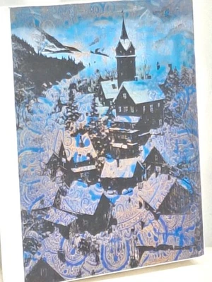 Cubos de lona Barrie Fisher originales 7x9 decoración de pared impresión/bloque de madera Foto 1 de 4