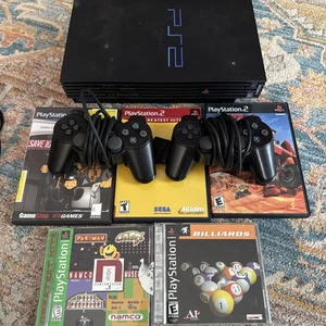 Sony PlayStation 2 Console with 2 Controllers and 5 Games. PERFECT CONDITION ๐ - Picture 1 of 19