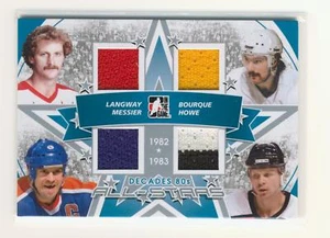 Langway-Bourque-Messier-M. Howe ITG Quad Jersey 80's DE - Picture 1 of 1