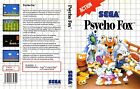 - Psycho Fox Master System Replacement Box Art Case Insert Cover only