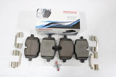 Pastillas de freno traseras de cerámica completa Asianautos con herrajes para BMW Alpina B7 17-19 Foto 1 de 4