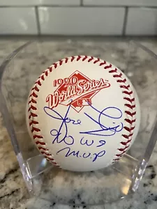 NEW!! JOSE RIJO Signed Autographed 1990 WS MVP Baseball Rawlings World Series - Picture 1 of 4