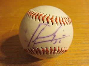 Felipe Paulino Autografiado Firmado Rawlings Béisbol MLB Béisbol Houston Astros - Imagen 1 de 3