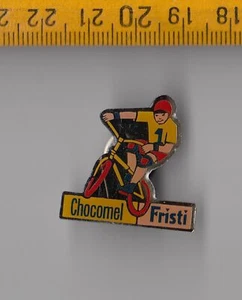 Fristi Chocomel Cecemel BMX Bicycle pin badge Logo - Picture 1 of 1