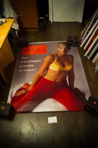 SIMONE PERELE LINGERIE E French Vintage Advertising Fashion Sexy Poster Original - Foto 1 di 7