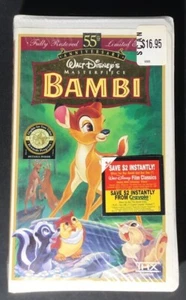 Walt Disney Classic Bambi 9505 Clamshell Masterpiece NEW Factory Sealed VHS - Picture 1 of 5