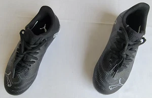 Kids Size 12.5 Black Puma Future Play FG/AG Soccer Cleats 107199-02 - Picture 1 of 8