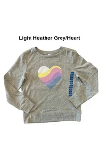 Gap Girl's Terry Lined Long Sleeve Graphic Print Pullover Sweatshirt 14/16 - Picture 1 of 3