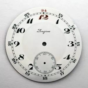 Rare Swiss ANTIQUE DIAL LONGINES Original Enamel 41.5 mm - Picture 1 of 8