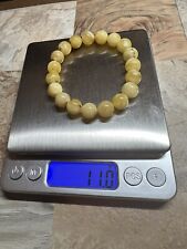10mm Natural Baltic Amber Beads Bracelet  11g  100% Natural Guarantee 蜜蜡手串