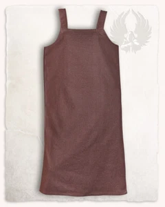 Vestido delantal Esther marrón - Imagen 1 de 2