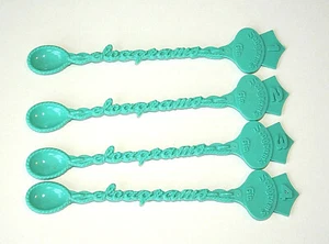 4 Vintage Seagrams Gin Bar Plastic Stir Swizzle Sticks Drink 1960s NOS New - Picture 1 of 3